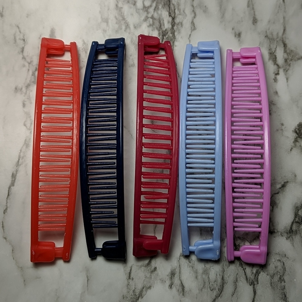 Colorful Hair Comb Clips